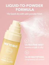 SHEGLAM Matte Fresh Setting Spray Liquid-To-Powder