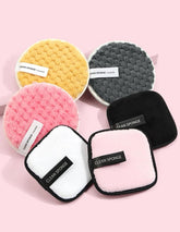 2pcs Makeup Remover Puff,Soft And Skin Friendly Face Towel,Cleanning Tools Easy Carrying For Travel