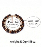 Unique Layered CCB Bamboo Knot Necklace