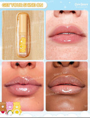 Care Bears SHARE A SMILE Lip Set with a fluffy pouch