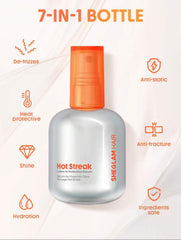 SHEGLAM HAIR Hot Streak Leave-In Protection Serum 150ml,Hair Spray,Heat Protectant Spray For Hair,Leave-In Protection Serum,All-In-One Leave-In Spray Light As Air Protects And Defends Against Damage Protects Against UV Damage Strengthens,Nourishes,Moistur