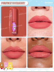 Care Bears SHARE A SMILE Lip Set with a fluffy pouch