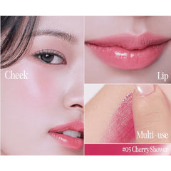 CLIO Essential Lipcheek Tap Cherry Shower