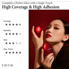 TIRTIR Mask Fit Red Cushion Foundation full sized 18g / 0.63oz.