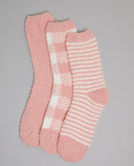R&B 3 PAIRS 3  Printed Winter Socks (FREE SIZE)