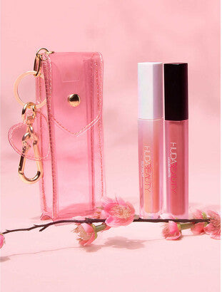 HUDA BEAUTY Cherry Blossom Limited-Edition Lip Set – Gharbethay