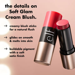 Elf Soft Glam Cream Blush Stick
