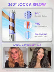 Cool Lock Airflow Styler Curler Straightner – EU Plug