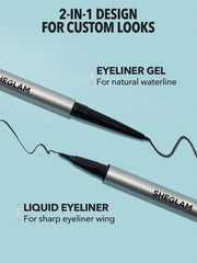 Sheglam-ON-LINE DUAL EYELINER - BLACK